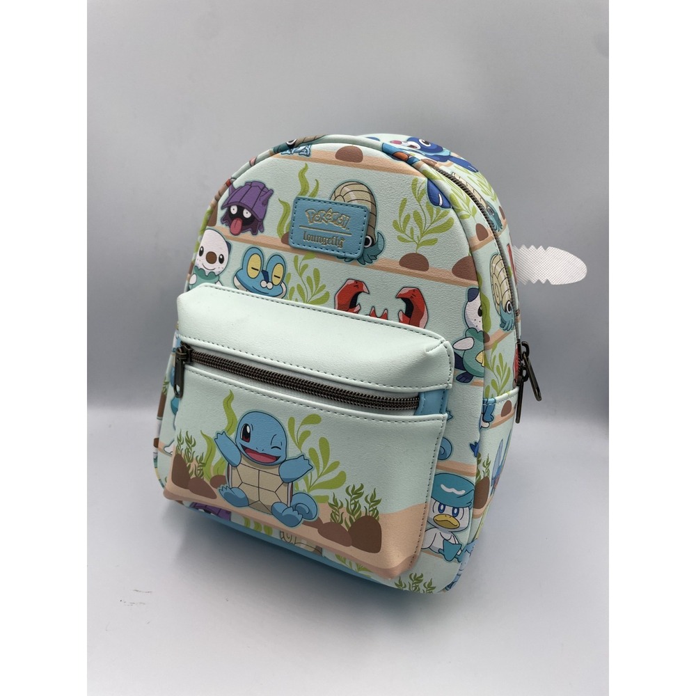 Loungefly Pokemon Water Type Aquarium Mini Backpack Multicolor Bag NWT